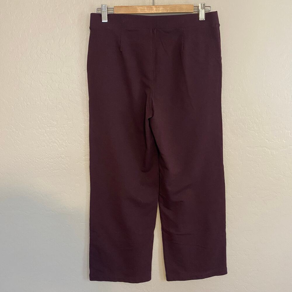 J. Jill Pure Jill Affinity French Terry Pants Womens Size Small Petite Purple - Picture 2 of 4
